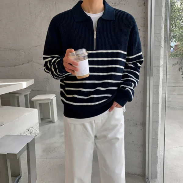 Parijan Anyang Knit Half-Zip Sweater